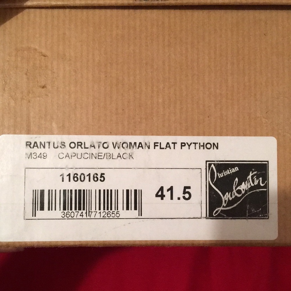 100% Authentic Rantus Orlato Women Flat Python - Picture 7 of 7
